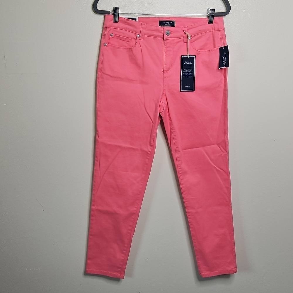 Charter Club Pink Skinny Ankle Pants Size 10